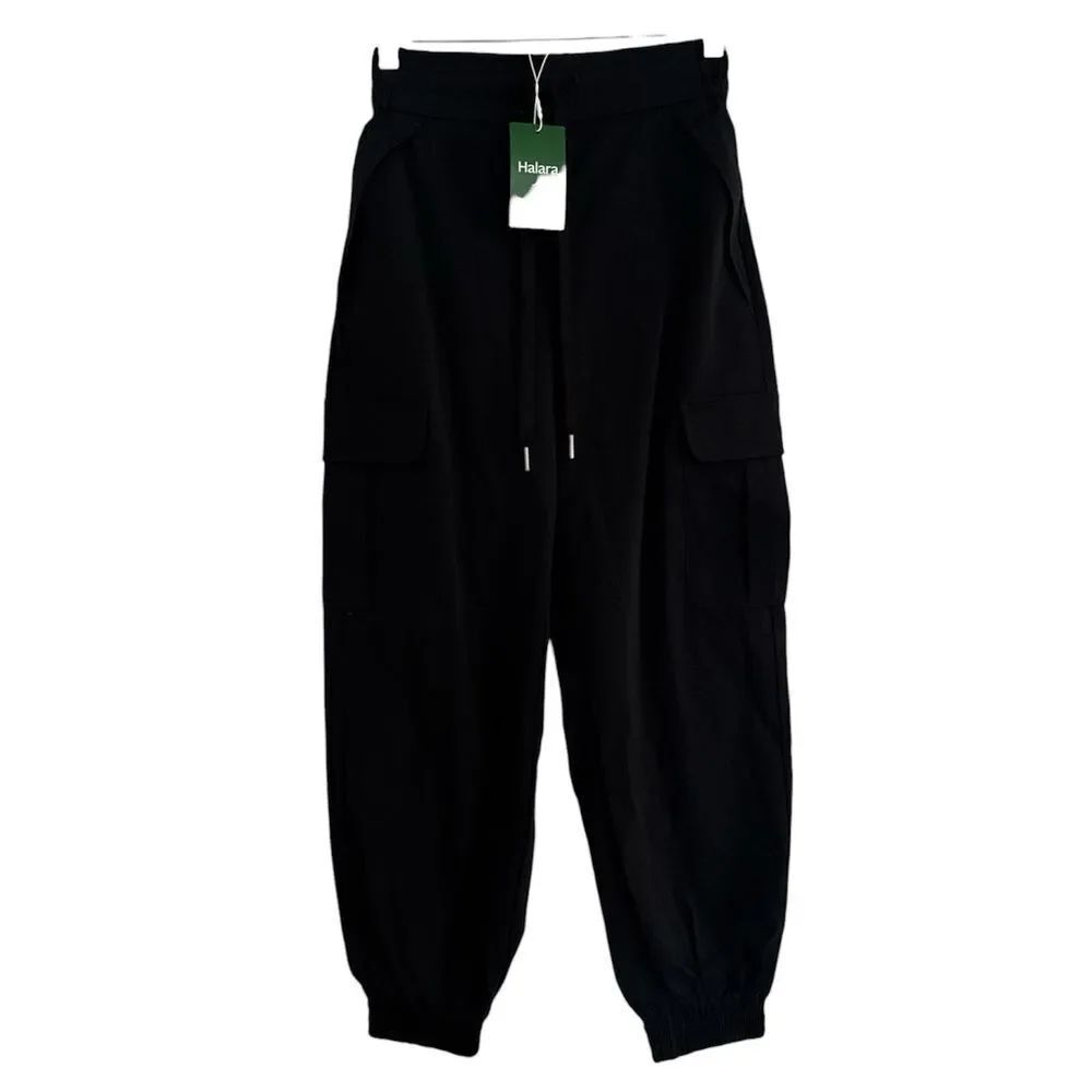 HALARA Black Cargo Pants NWT